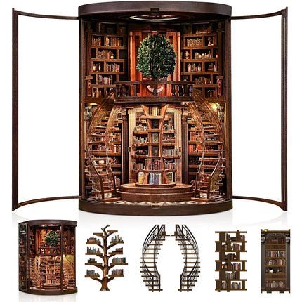 Book Nook Kits for Adults - CRIOLPO DIY Miniature 