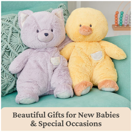 GUND Baby Oh So Snuggly Lapin Grande Peluche pour Bébés et Nourrissons, Rose Poudré, 31,75 cm
