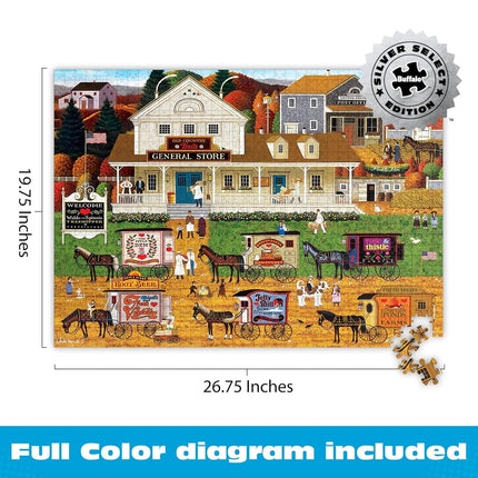 Buffalo Games - Silver Select - Charles Wysocki - Storin' Up - 1000 Piece Jigsaw Puzzle for Adults Challenging Puzzle Perfect for Game Nights