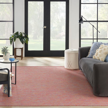 Nourison Positano Rainbow 7' x 10' Area Rug, Modern, Solid, Indoor/Outdoor, Easy Cleaning, Non Shedding, Bed Room, Living Room, Deck, Backyard