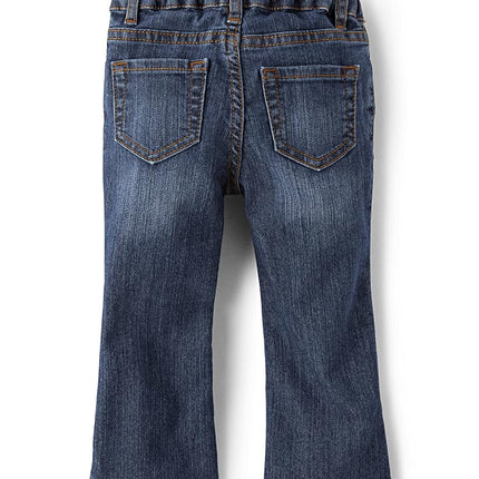 Jean bootcut pour bébé fille et tout-petit The Children's Place, paquet de 2, bleu Victory, 5T