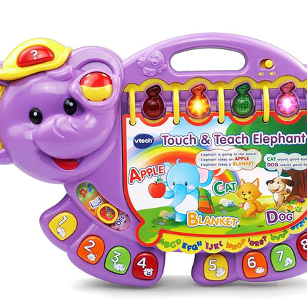 VTech Touch and Teach Elephant Amazon Exclusive, Purple