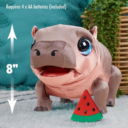 Just Play furReal Sally The Silly Hippo, 23 cm Interactive Plush, Toy for Girls, Boys, Kids, Ages 4 and Up
