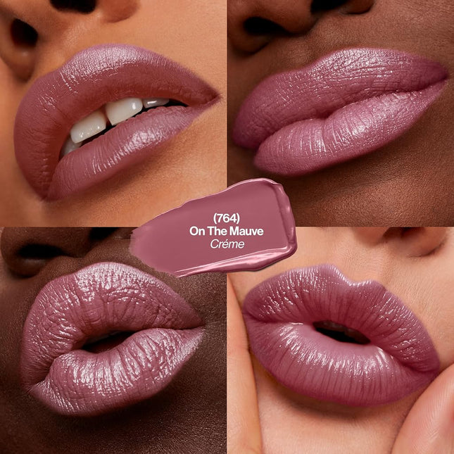 Revlon Super Lustrous Lipstick, Lipstick with Creamy Formula, Infused with Vitamin E & Avocado Oil, 764 On The Mauve - 4.2g