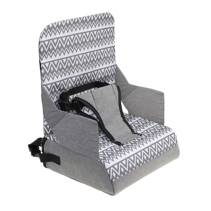 Dreambaby On-The-Go Kids Booster Seat - Portable High Chair with Handy Storage Compartments - Fits Most Dining Chairs - Lightweight, Compact, and Travel-Friendly
