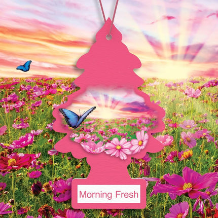 Little Trees Air Fresheners Car Air Freshener. Hanging Tree Provides Long Lasting Scent for Auto or Home. Morning Fresh, 24 Air Fresheners