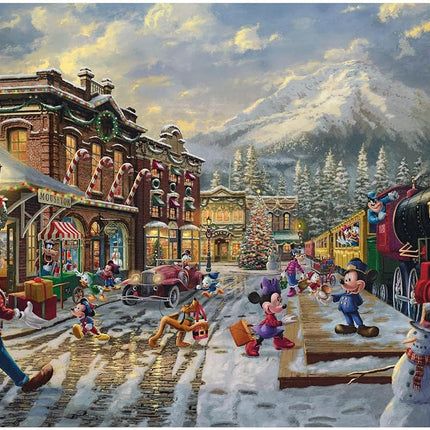 Ceaco - Thomas Kinkade - Holiday - Candy Cane Express - 1000 Piece Jigsaw Puzzle