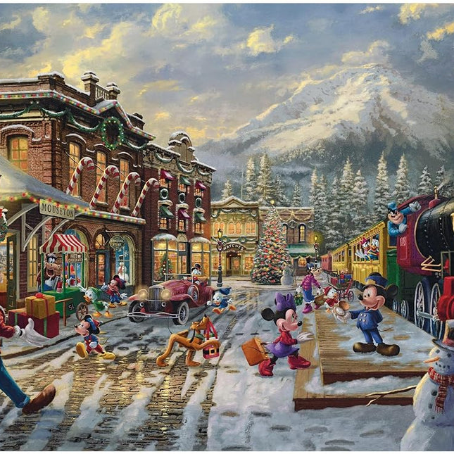 Ceaco - Thomas Kinkade - Holiday - Candy Cane Express - 1000 Piece Jigsaw Puzzle