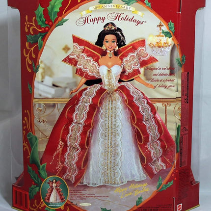 Barbie Happy Holidays Doll - Special Edition 10Th Aniversary Hallmark 5Th In Series (1997)