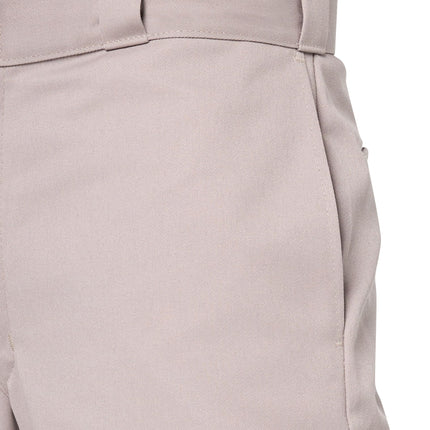 Pantalón de trabajo de sarga con doble rodilla Loose Fit para hombre Dickies, gris plateado, 44W x 34L