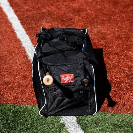 Rawlings Covert Baseball or Softball Bat Duffel Bag-Black