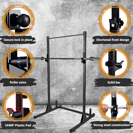 Roller J-Hook Barbell 2x2