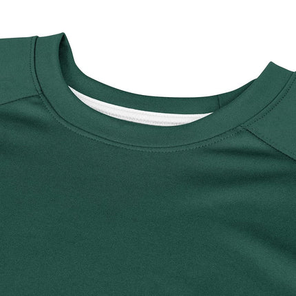 Maillot de baseball léger CHAMPRO Top Spin pour garçons, Vert forêt/Blanc
