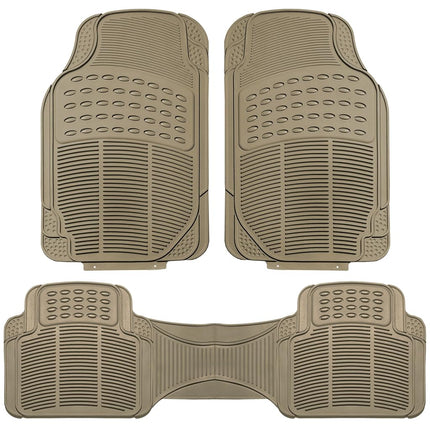 Automotive Floor Mats Solid Tan Beige ClimaProof f