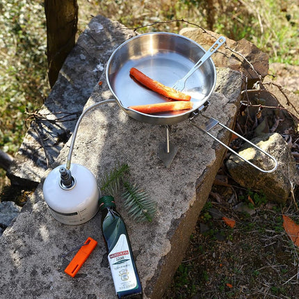 Fire-Maple 1.4L Antarcti Stainless Steel Camping Frying Pan Skillet