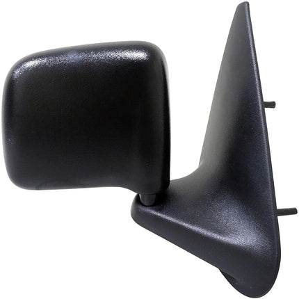 Dorman 955-224 Passenger Side Manual Door Mirror - Folding for Select Ford Models, Black