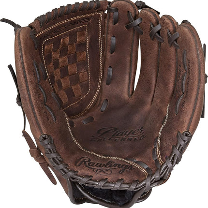 Rawlings Player Preferred Baseball Glove, Regular, Baseball/Softball Pattern, Basket-Web, 12-1/2 Inch