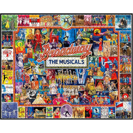 White Mountain Puzzles Broadway - 1000 Piece Jigsaw Puzzle