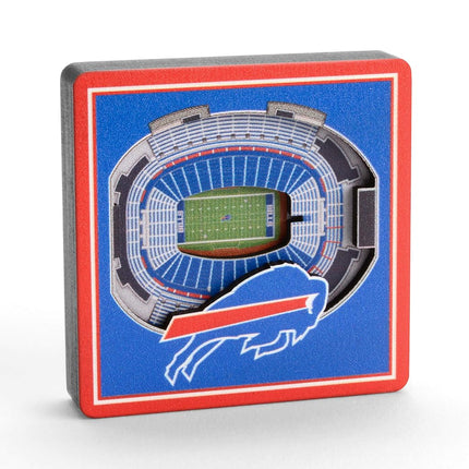 NFL Buffalo Bills - New Era Field 3D StadiumView Magnet3D StadiumView Magnet, Team Colors, Small (8493274)