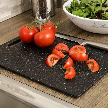 Dexas Superboard Pastry Board and Cutting Boards, Set of Two, Midnight Granite Color