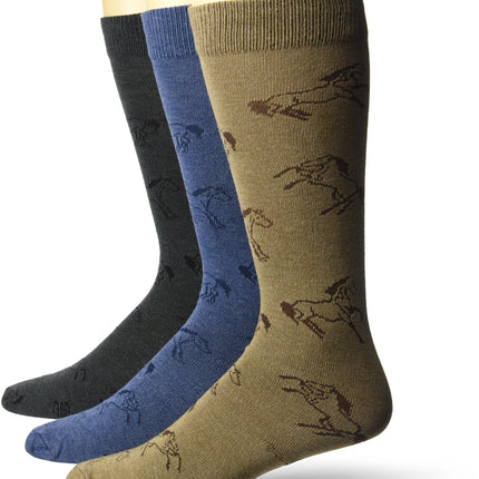 Wrangler Women's Ladies Horse Boot Socks 3 Pair Pa
