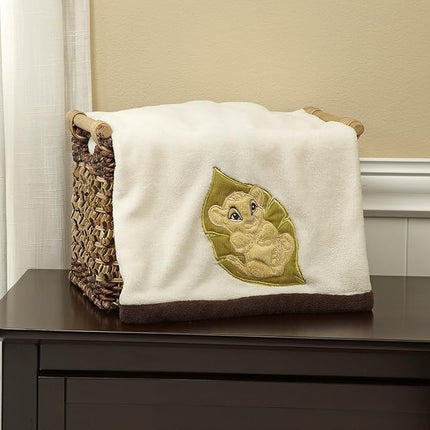 Disney Lion King Simba's Wild Adventure Super Soft Appliqued Baby Blanket, 30x40 Inch (Pack of 1) (6804210)