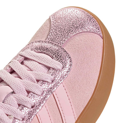 adidas Unisex Kids VL Court 3.0 Shoes Kids, Clear Pink/Clear pink/GUM10, 6.5 UK