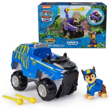 Paw Patrol Jungle Pups, Chase Tiger Vehicle, Toy T