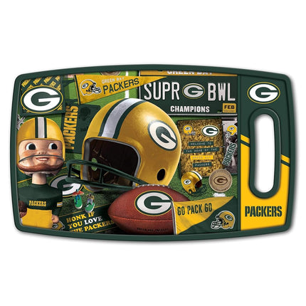 YouTheFan NFL Green Bay Packers Retro Series Cutting Board, Medium