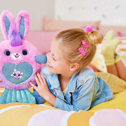 Rainbocorns Mermaidcorn (Puppy) by ZURU, Collectible Plush, Mermaid Surprises, Cuddle Plush Stuffed Animal, Surprise Egg, Stickers, Magic Sands & Bubble Mixture, for Girls 3+ Up