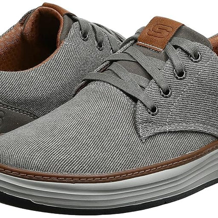 Skechers Men's Moreno Ederson Trainers,Taupe Canvas,8.5 UK