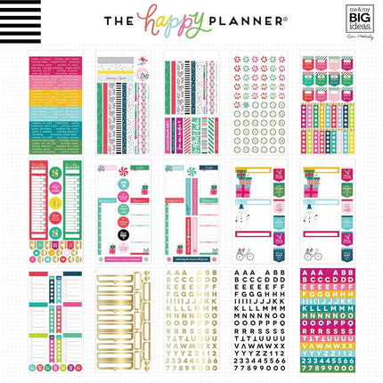 ME & MY BIG IDEAS PPSV-157-3048 Happy Planner STCKRS, Christmas Joy, 979/Pkg