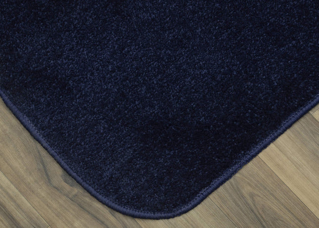 Garland Rug Gramercy 3 Piece Washable Bathroom Rug Set Navy