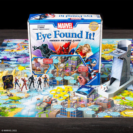 Ravensburger Marvel ¡Ojo, lo encontré! Juego de mesa para niños y niñas de 4 años en adelante - Un divertido juego familiar