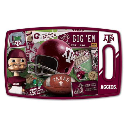 NCAA Texas A&M Aggies Retro Series Cutting Board