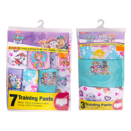 Pañal de entrenamiento para bebé y niña de la Patrulla Canina, multipaquete, ropa interior, Pawgtraining10pk, 2 años