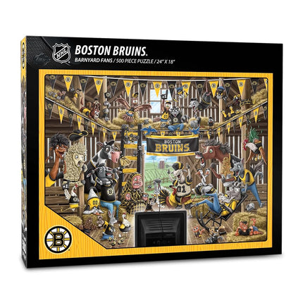 YouTheFan NHL Boston Bruins Barnyard Fans Rompecabezas 500 piezas