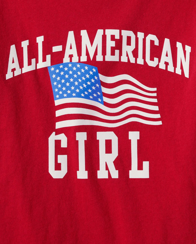 The Children's Place Girls' Holidays Short Sleeve Graphic T-Shirts,multipacks, American Girl 3-Pack, X-Large