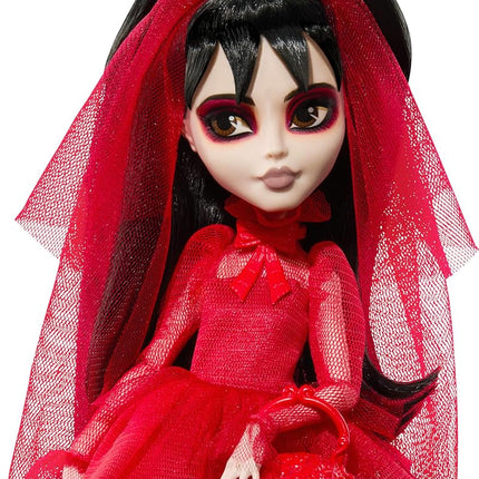 Monster High SKULLECTOR Beetlejuice Beetlejuice Doll 2 Pack Betelgeuse and Lydia Deetz Collectible Figures with Accessories and Display Packaging HYV96