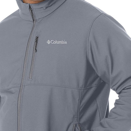 Columbia Men's Chaqueta Softshell Ascender Con Cremallera Frontal Shell Jacket, Grey, 4XL
