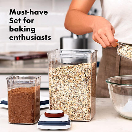 OXO Good Grips POP 2.0 8-Piece Baking Essentials Storage Container Set