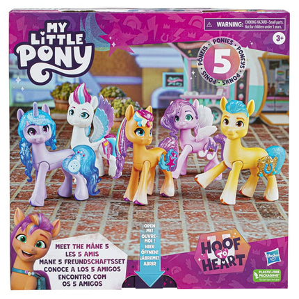 My Little Pony: Make Your Mark Toy Meet the Mane 5 Collection with 5 Ponies, Gift for Children Aged 3+
