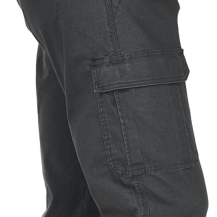 Wrangler Authentics Men's Relaxed Fit Stretch Cargo Pant Casual, Anthracite Twill, 38W x 29L