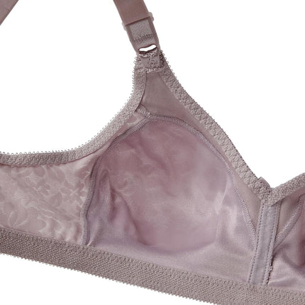 Bali Women's Double Support Wireless, Lace Bra with Stay-in-Place Straps, Full-Coverage, in the Navy, 36D