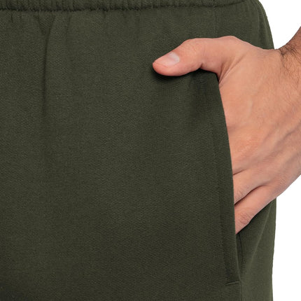 Fruit of the Loom Best Collection Mens Fleece Elastic Bottom Pant, Duffle Bag Green, XXL