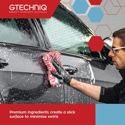 Gtechniq G-Wash, 5 Litre - Car Wash Shampoo. High Foaming with surfactants, supreme dirt removal, PH Neutral, 100% biodegradeable. Suitable for Car Wash, Truck Wash, Motorbike Wash.
