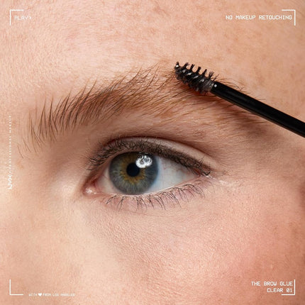 NYX PROFESSIONAL MAKEUP The Brow Glue, Extreme Hold Tinted Eyebrow Gel - Black