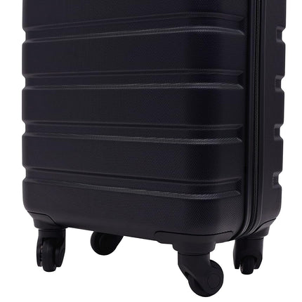 Wrangler Hardside Carry-on Spinner Luggage, Black, Carry-On 20-Inch, Hardside Carry-on Spinner Luggage