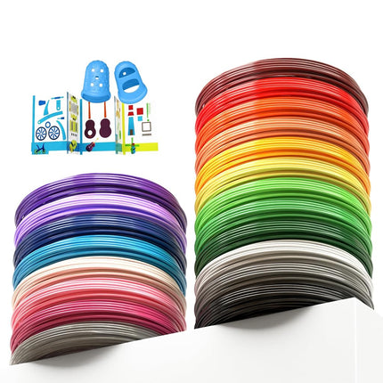 20 Colors 3D Pen Filament Pla Refills, 16 ft per C