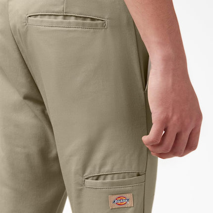 Dickies Men's Skinny Fit Work Pants, Desert Sand, 33W x 30L